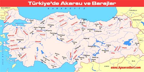 türkiye göller ve akarsular haritası